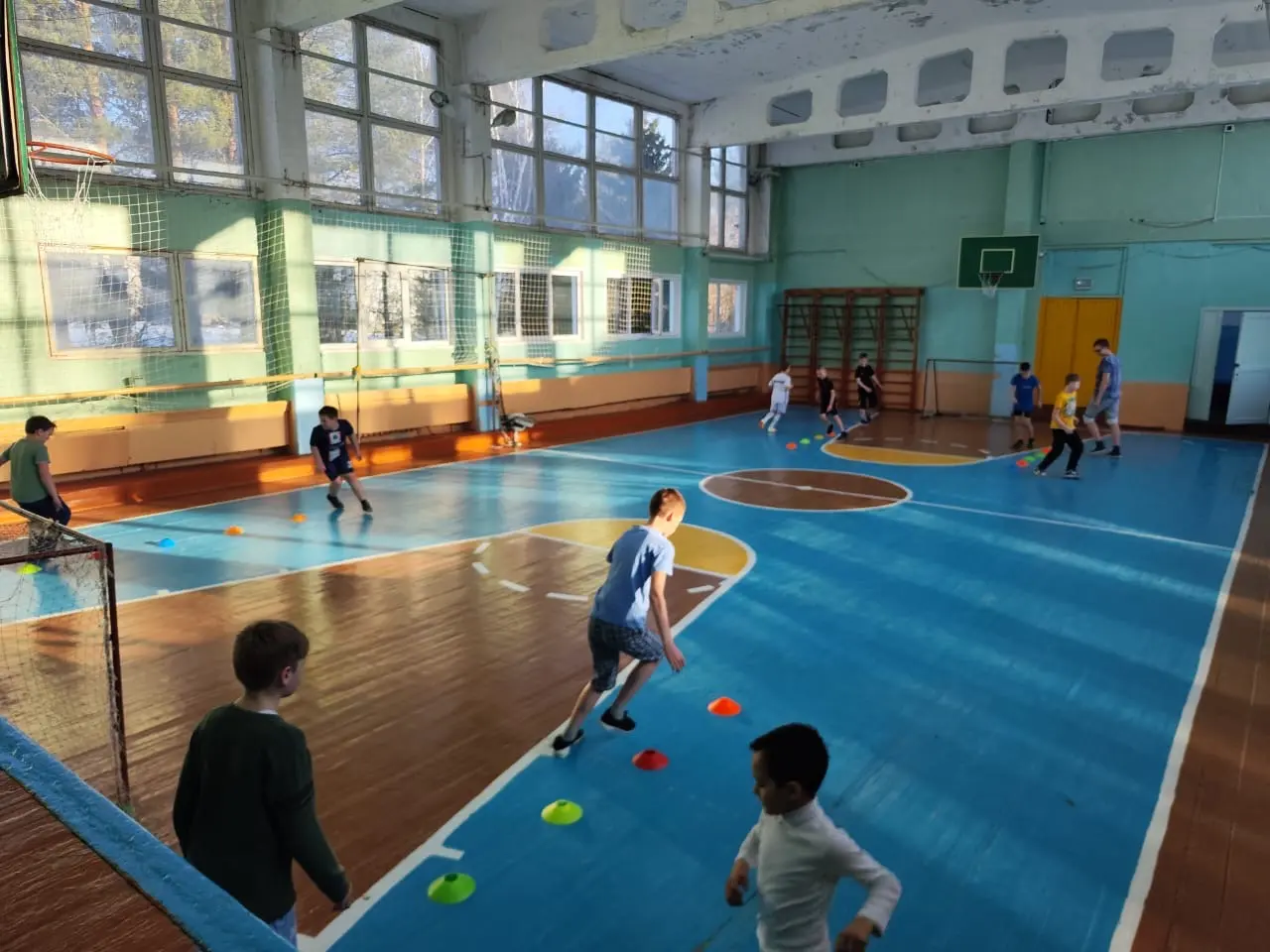 Совместная тренировка групп Дзюдо и Футбола